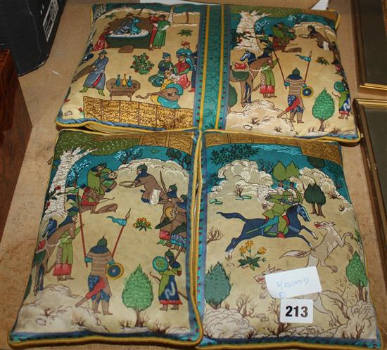 3 Persian design cushions
